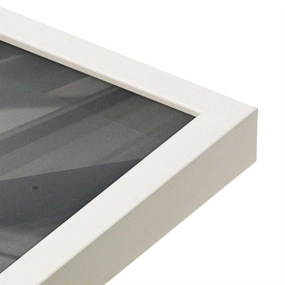 [Color:Opaque White], Picture of art in a Opaque White frame at an angle