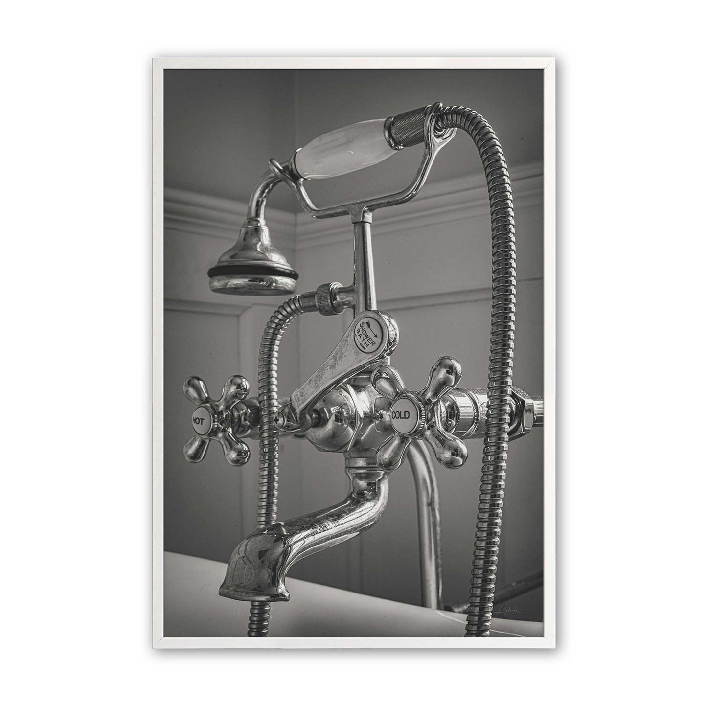 [Color:Opaque White], Picture of art in a Opaque White frame