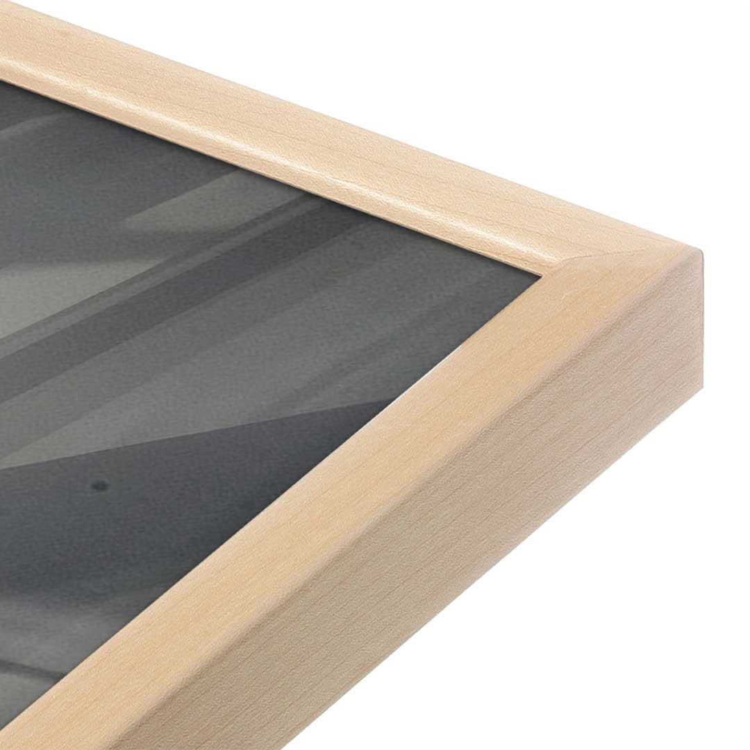 [Color:Raw Maple], Picture of art in a Raw Maple frame at an angle