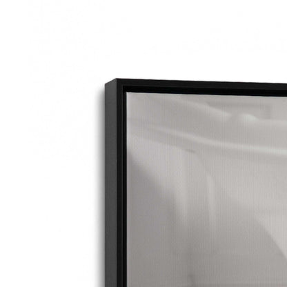 [Color:Satin Black], Picture of art in a Satin Black frame at an angle