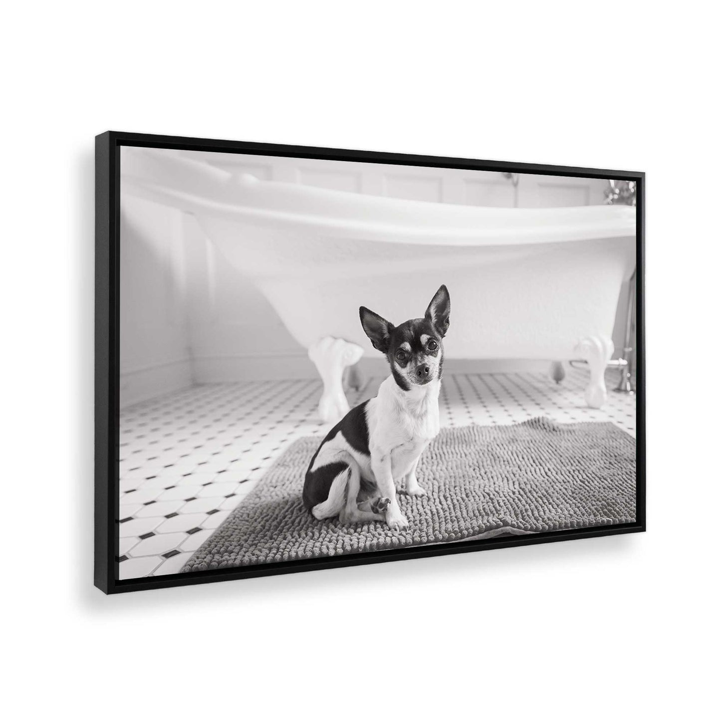 [Color:Satin Black], Picture of the corner of the art