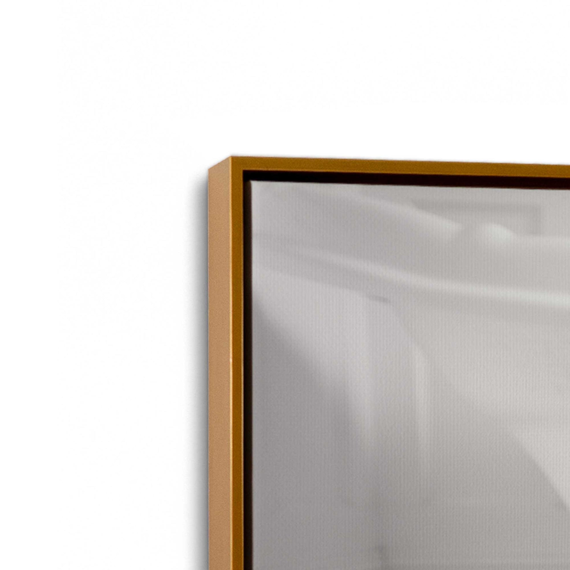 [Color:Polished Gold], Picture of art in a Polished Gold frame at an angle