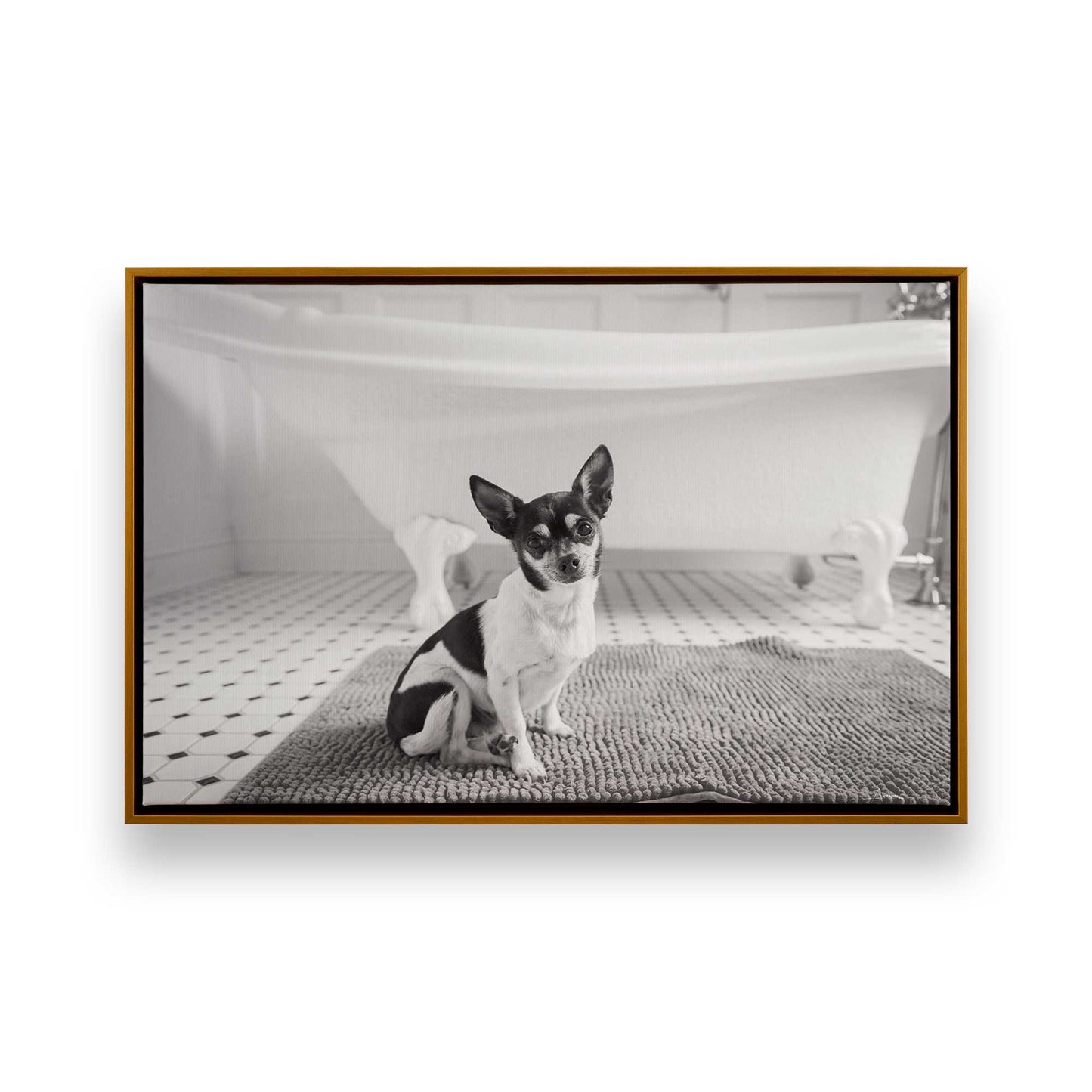 [Color:Polished Gold], Picture of art in a Polished Gold frame