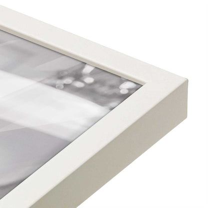 [Color:Opaque White], Picture of art in a Opaque White frame at an angle