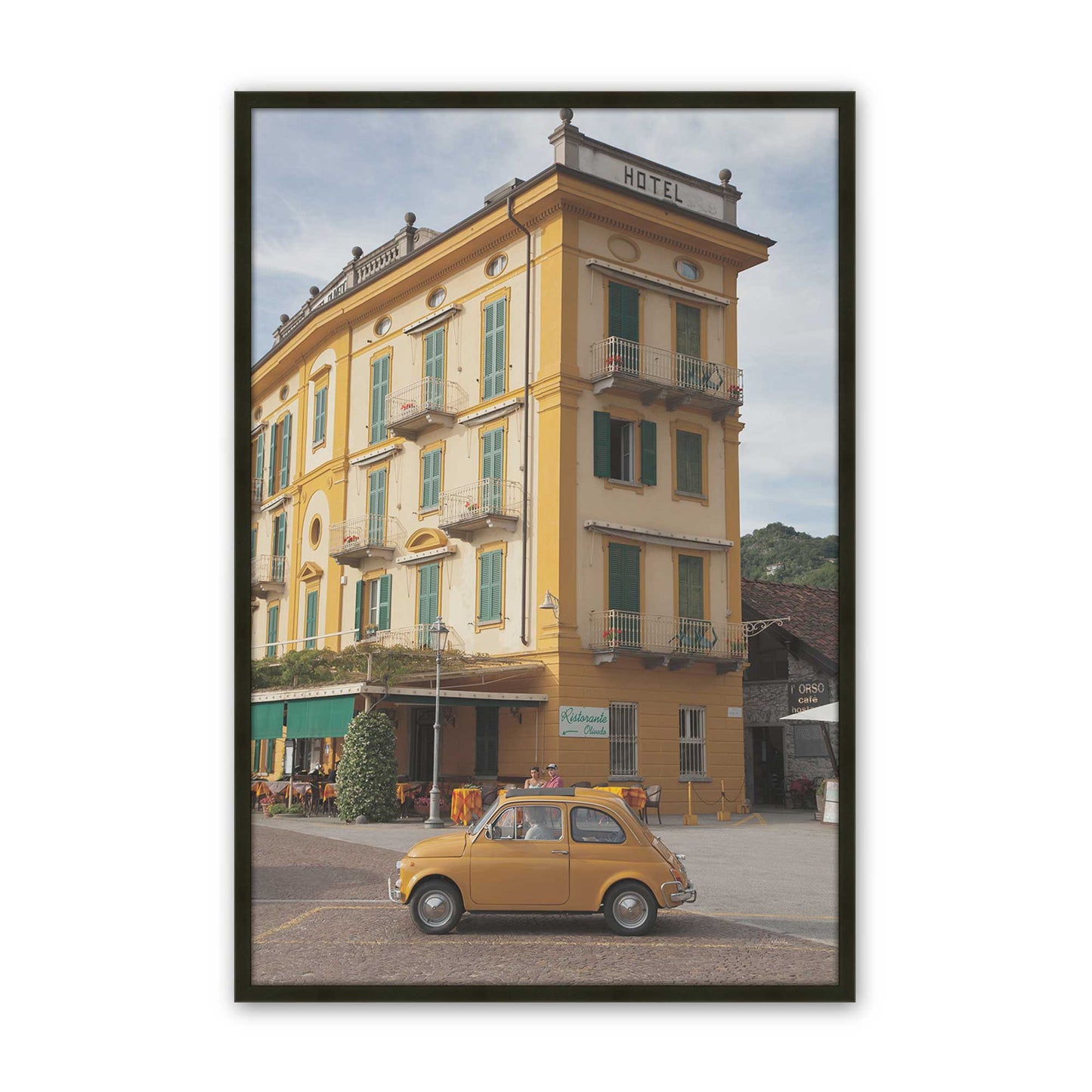 [Color:Satin Black], Picture of art in a Satin Black frame