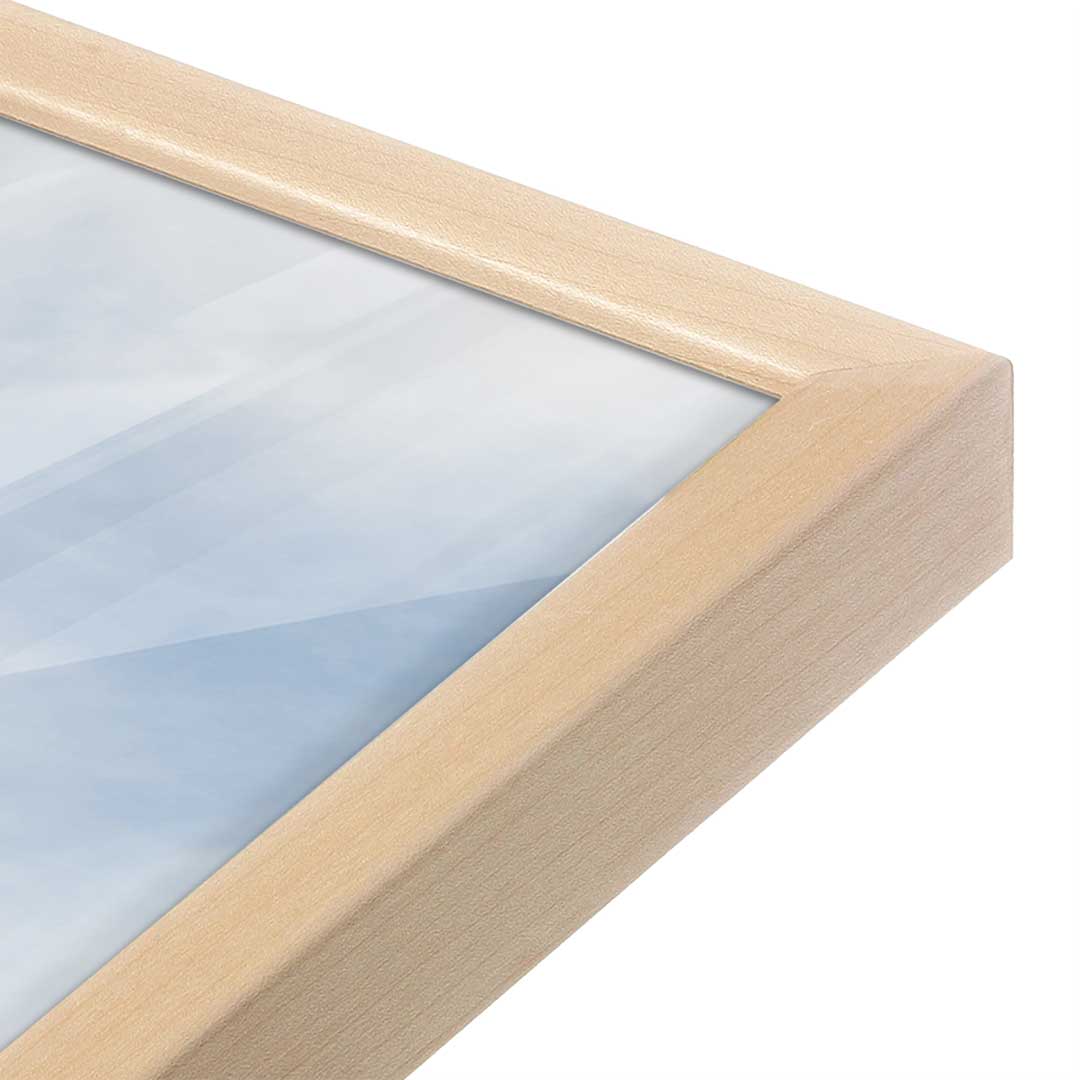 [Color:Raw Maple], Picture of art in a Raw Maple frame at an angle