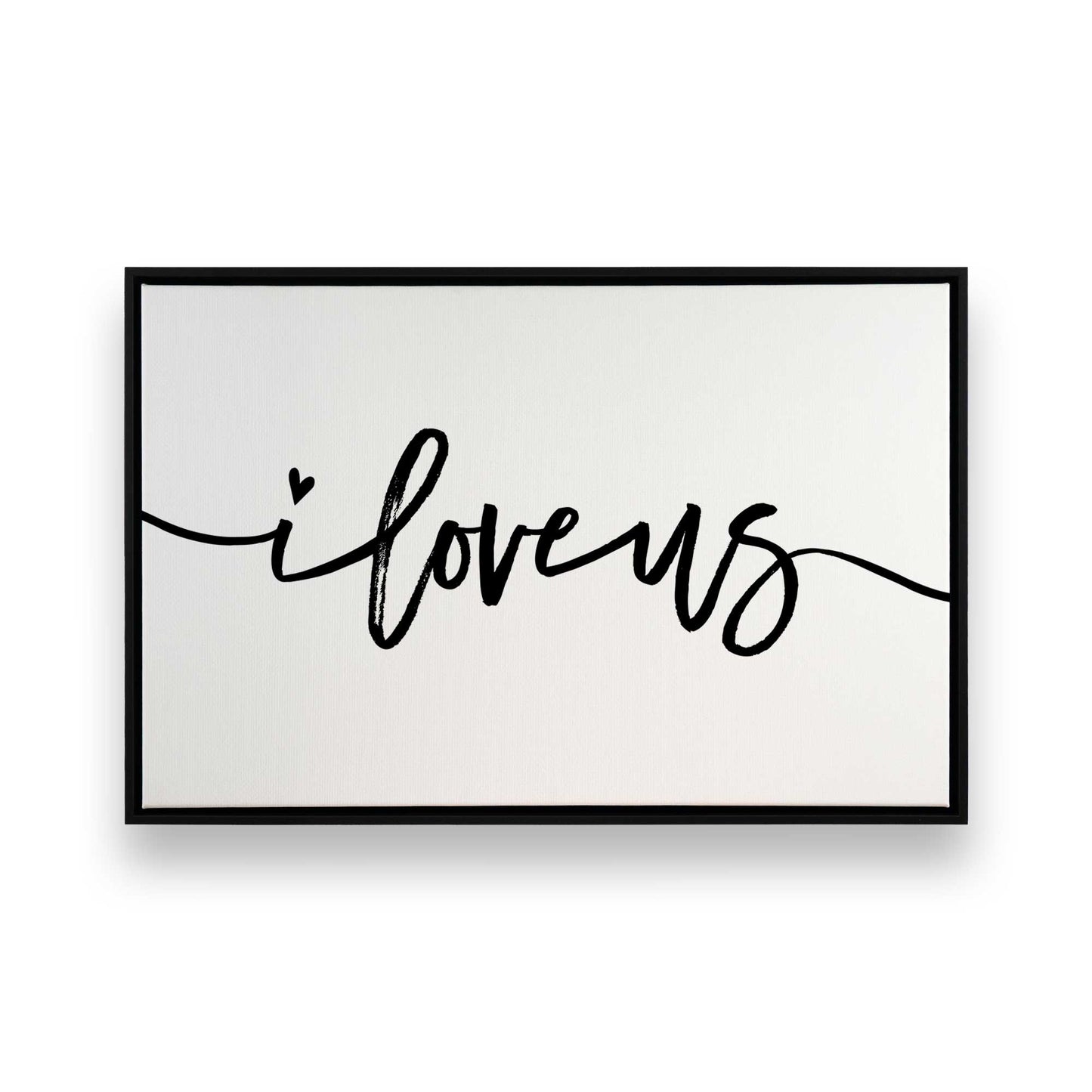 [Color:Satin Black], Picture of art in a Satin Black frame