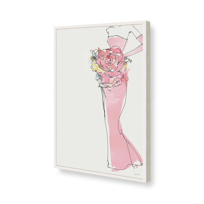 [Color:Opaque White], Picture of art in a Opaque White frame of the corner