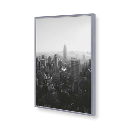 [Color:Polished Chrome], Picture of art in a Polished Chrome frame of the corner