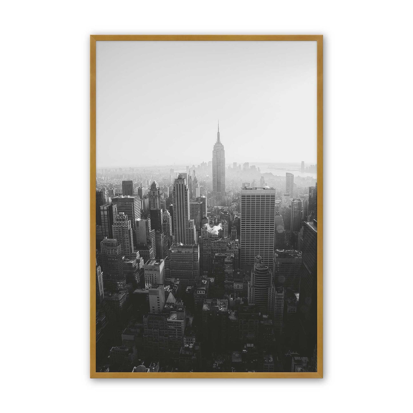 [Color:Polished Gold], Picture of art in a Polished Gold frame