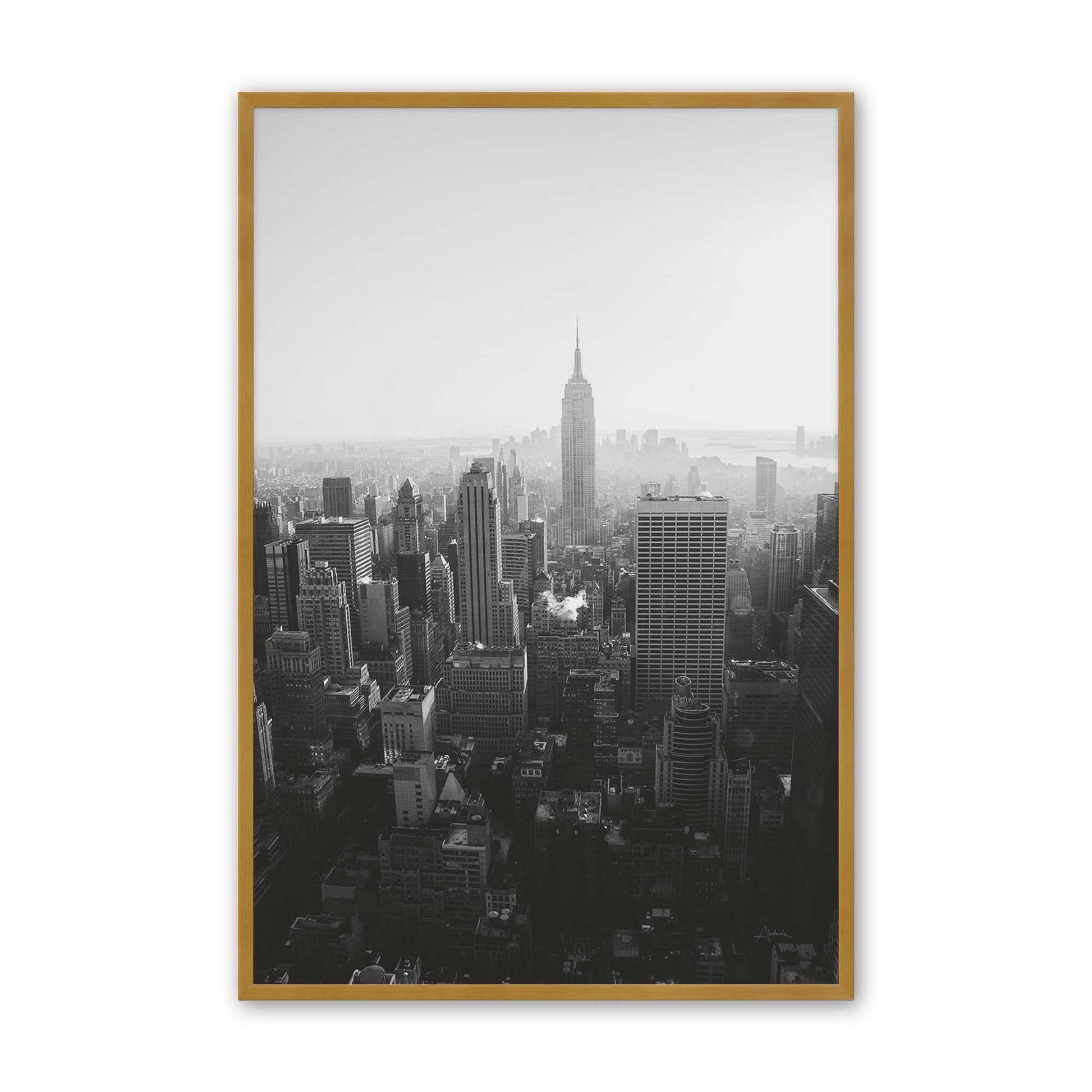 [Color:Polished Gold], Picture of art in a Polished Gold frame