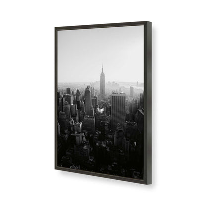 [Color:Satin Black], Picture of art in a Satin Black frame of the corner