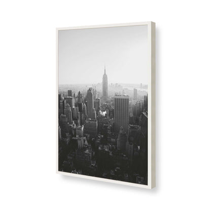 [Color:Opaque White], Picture of art in a Opaque White frame of the corner