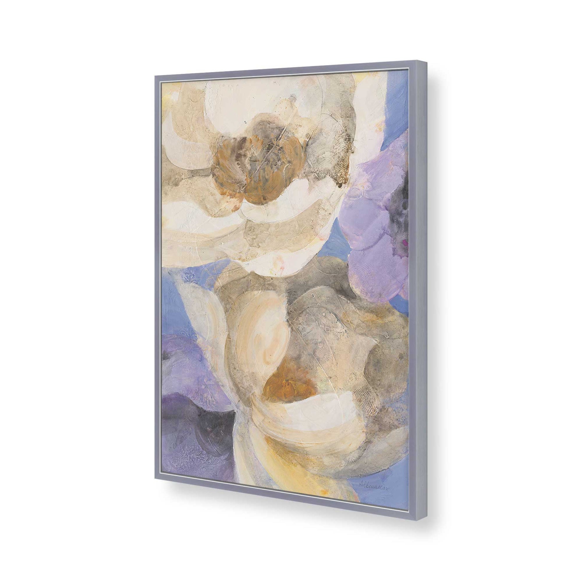 [Color:Polished Chrome], Picture of art in a Polished Chrome frame of the corner