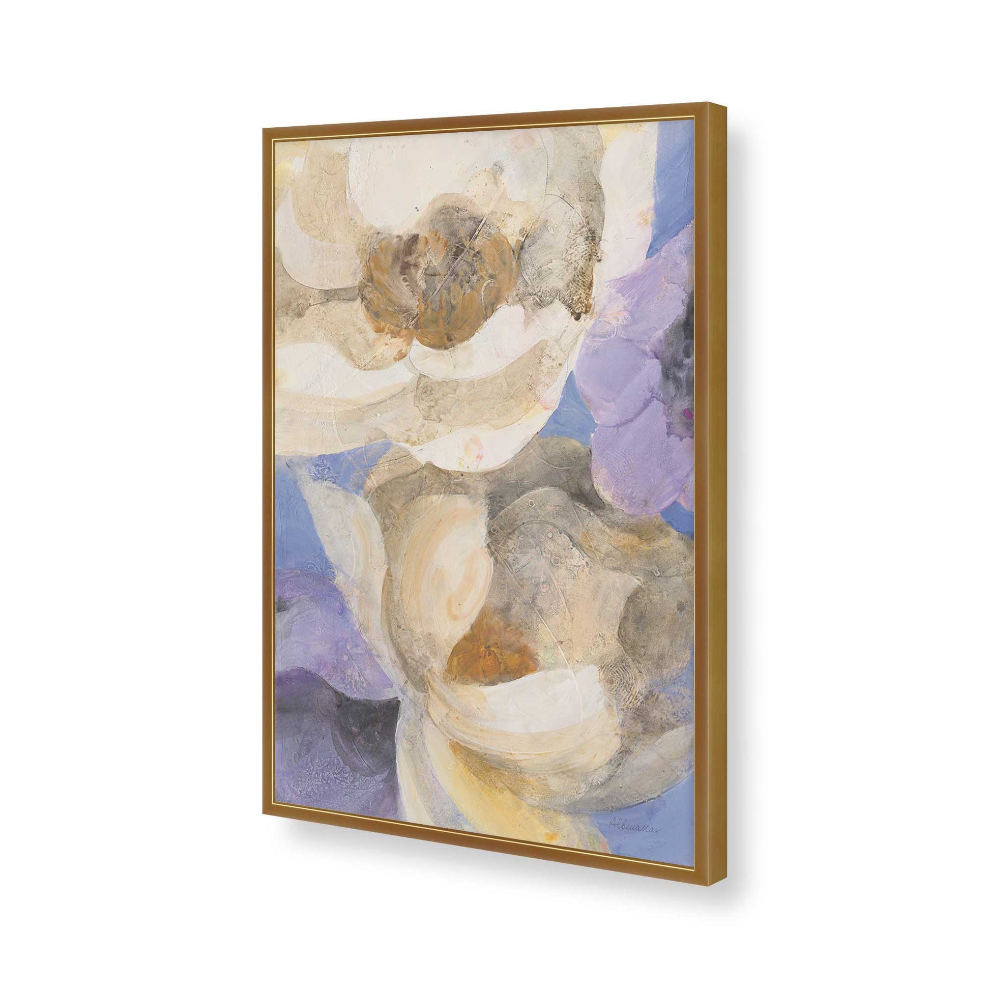 [Color:Polished Gold], Picture of art in a Polished Gold frame of the corner