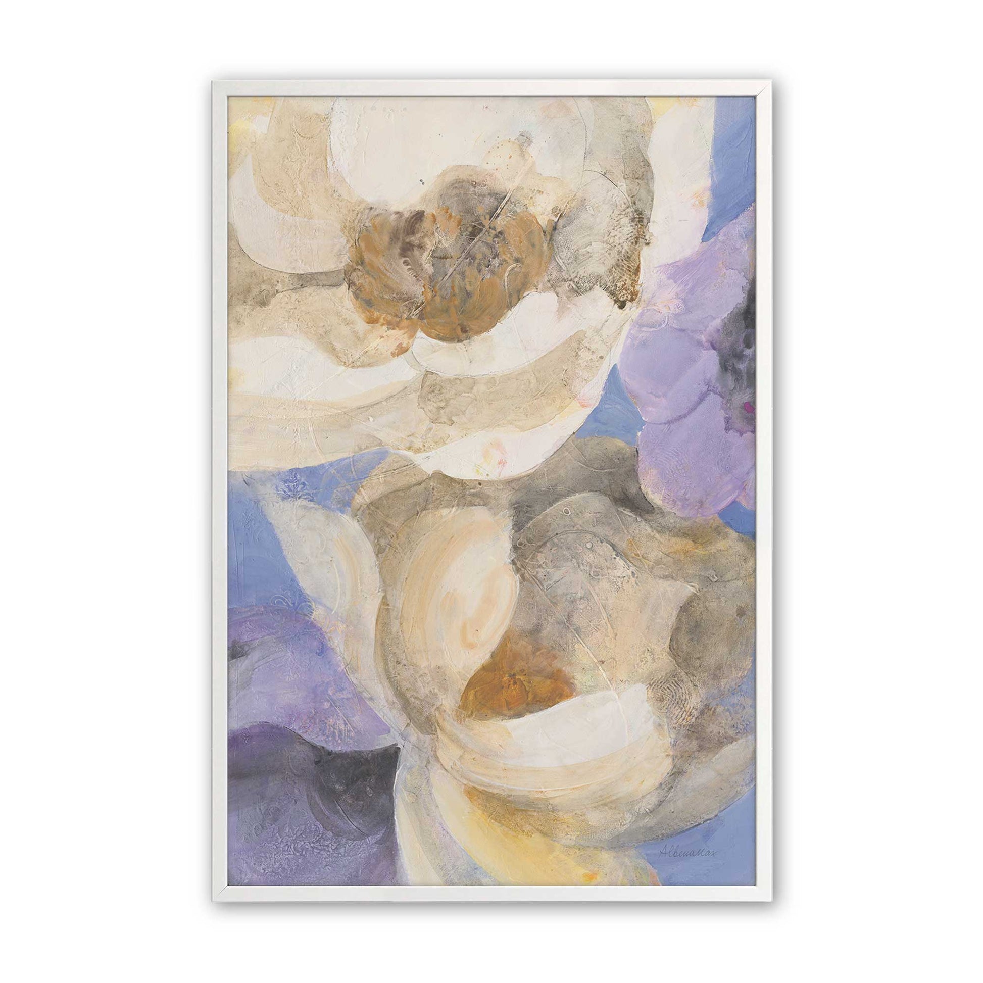[Color:Opaque White], Picture of art in a Opaque White frame