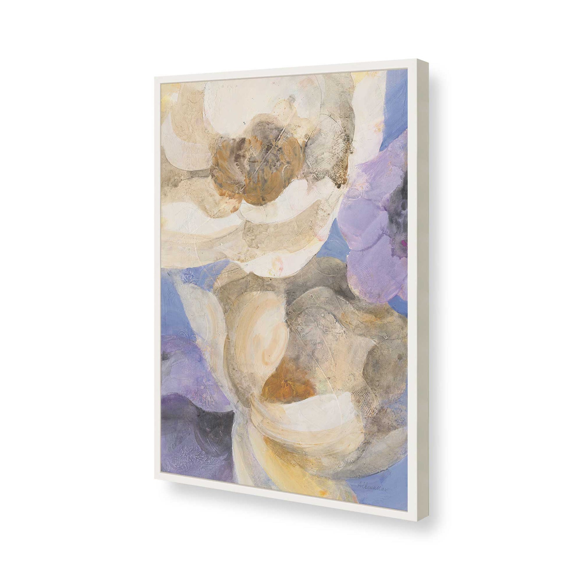 [Color:Opaque White], Picture of art in a Opaque White frame of the corner