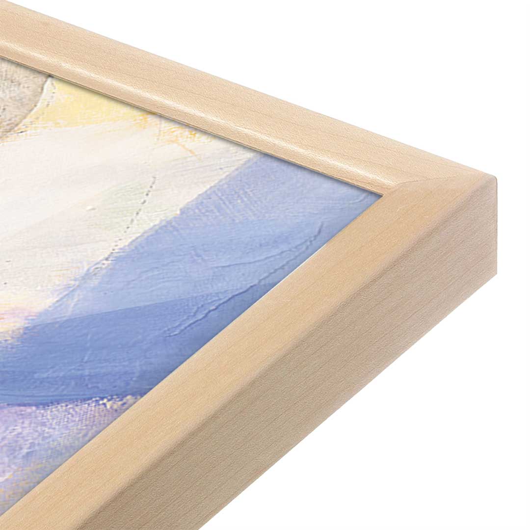 [Color:Raw Maple], Picture of art in a Raw Maple frame at an angle