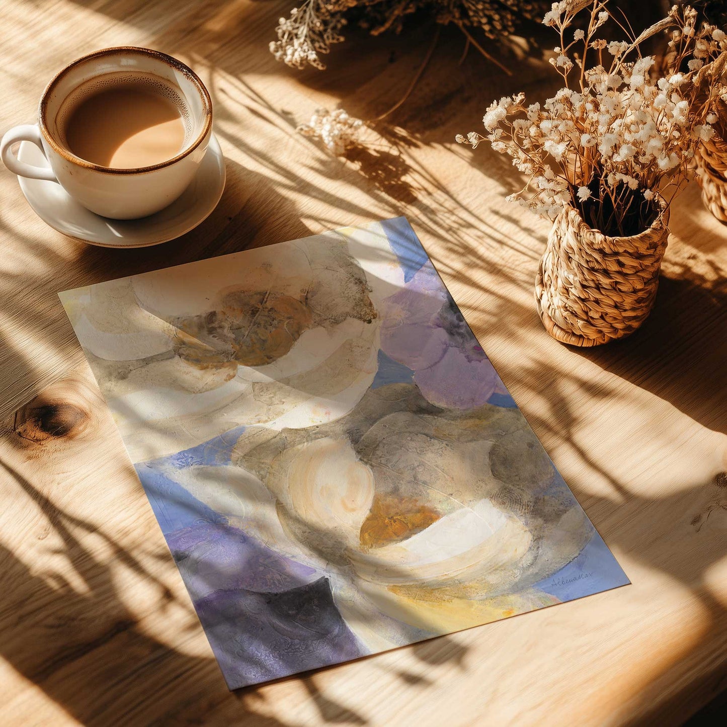 [Color:Rolled Print], Picture of close up of art