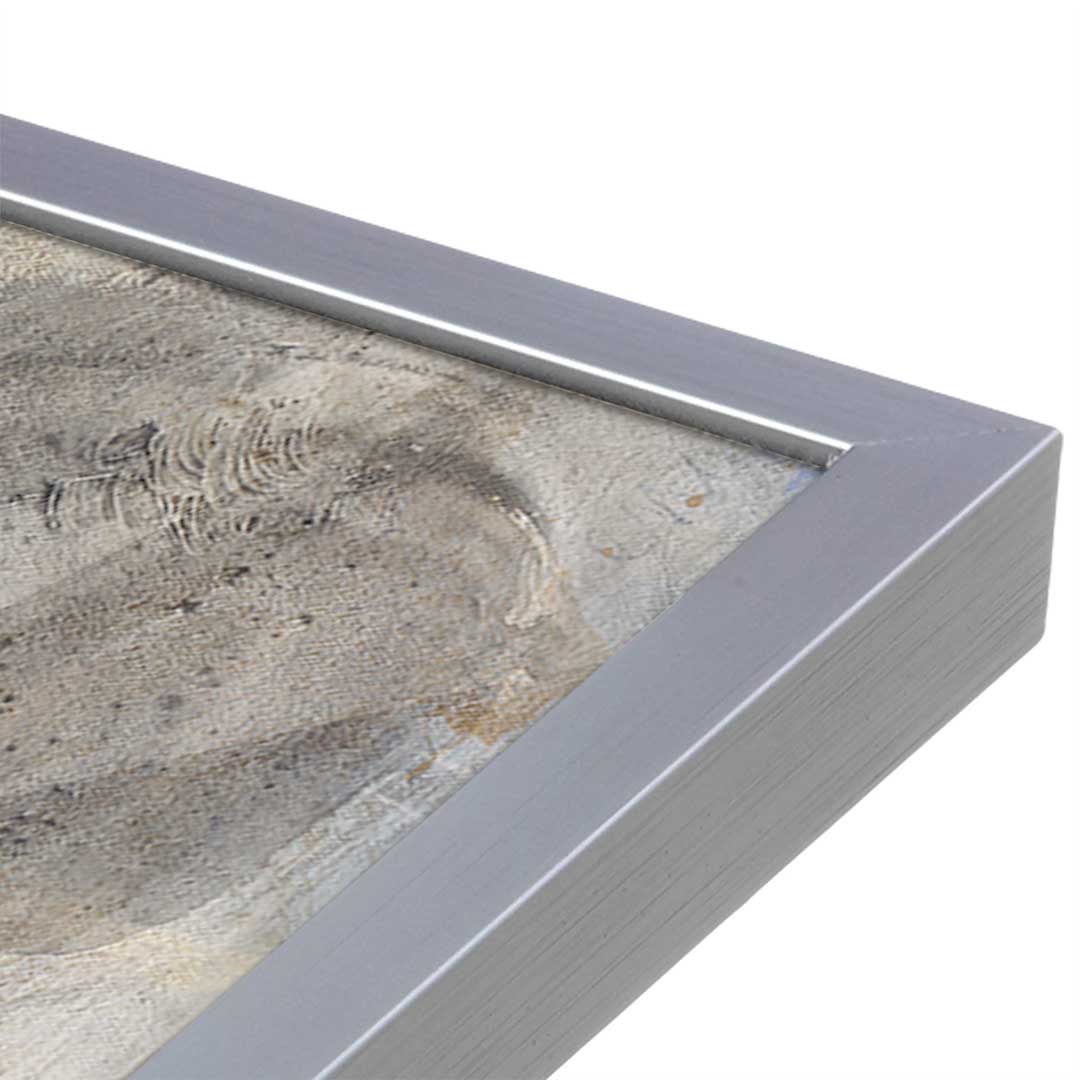 [Color:Polished Chrome], Picture of art in a Polished Chrome frame at an angle