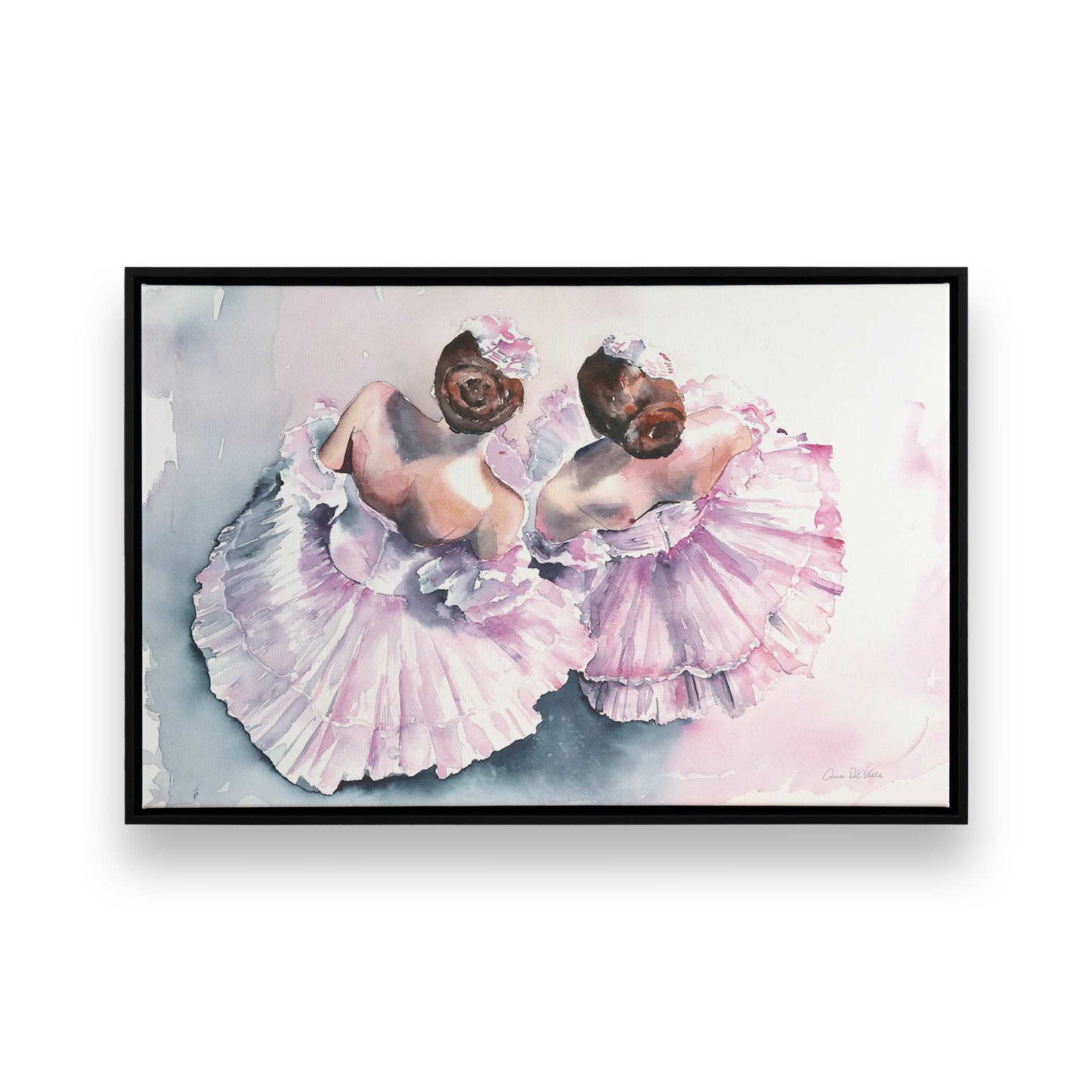 [Color:Satin Black], Picture of art in a Satin Black frame