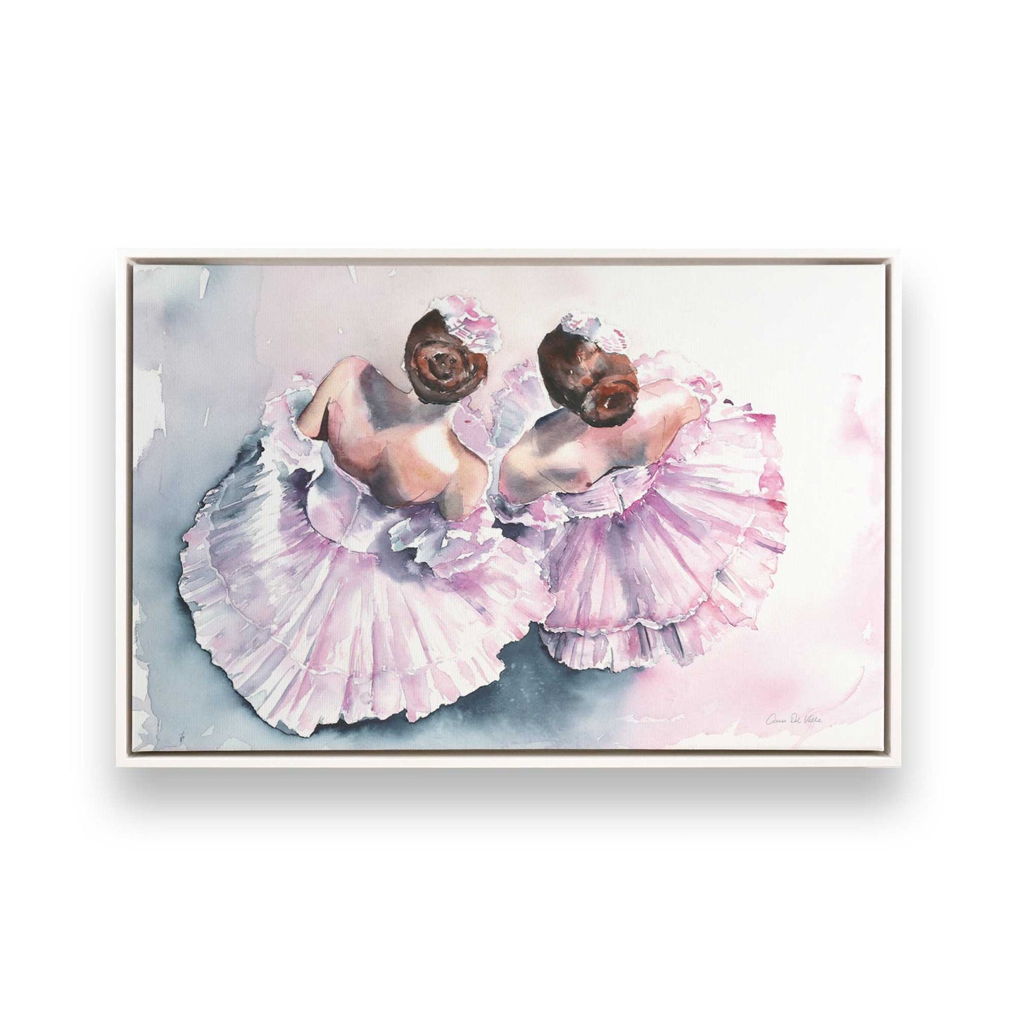 [Color:Opaque White], Picture of art in a White frame