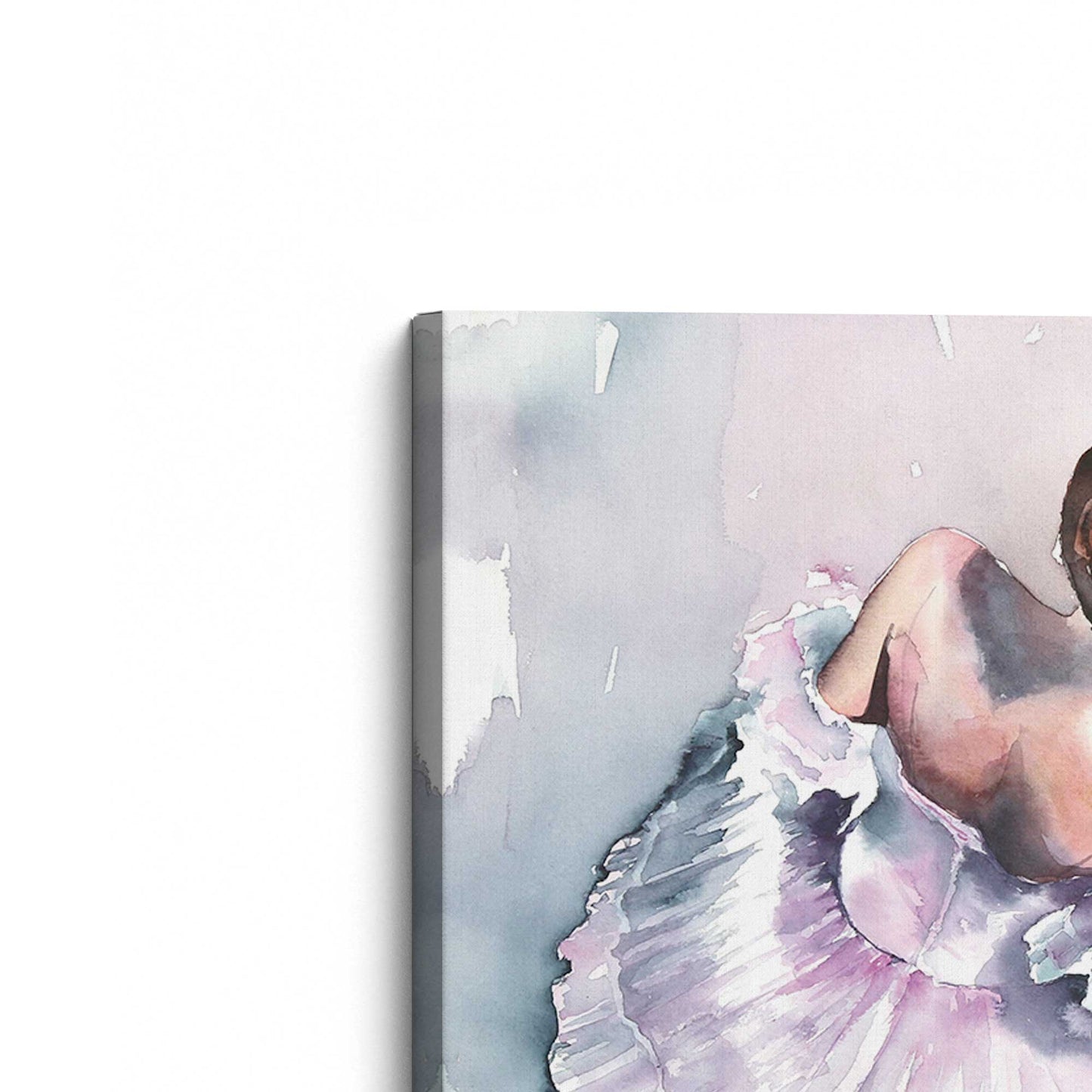 [Color:Stretched Canvas], Picture of the corner of the art