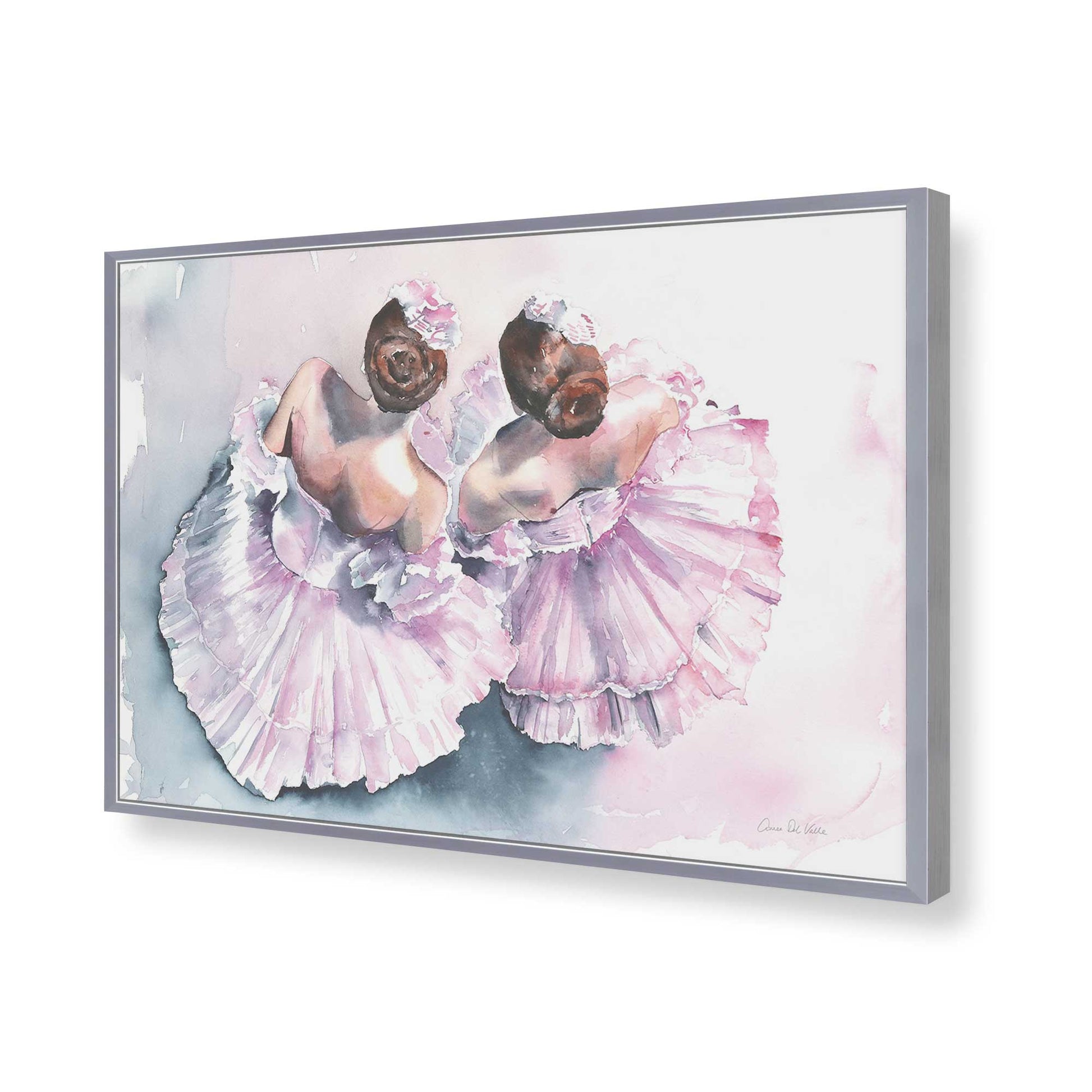 [Color:Polished Chrome], Picture of art in a Polished Chrome frame of the corner