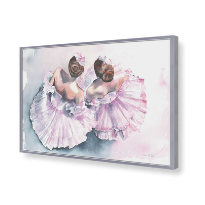 [Color:Polished Chrome], Picture of art in a Polished Chrome frame of the corner