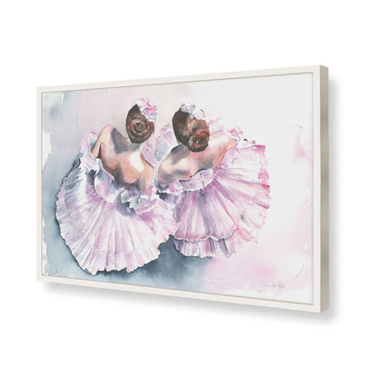 [Color:Opaque White], Picture of art in a Opaque White frame of the corner