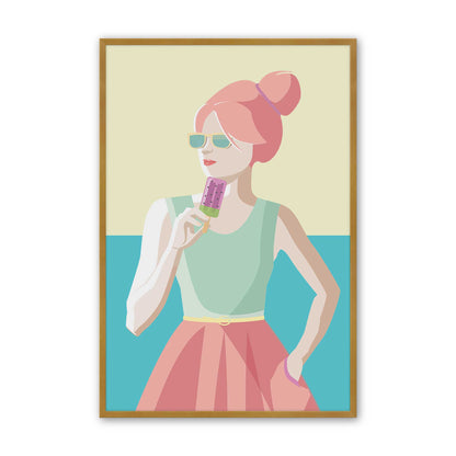 [Color:Polished Gold], Picture of art in a Polished Gold frame