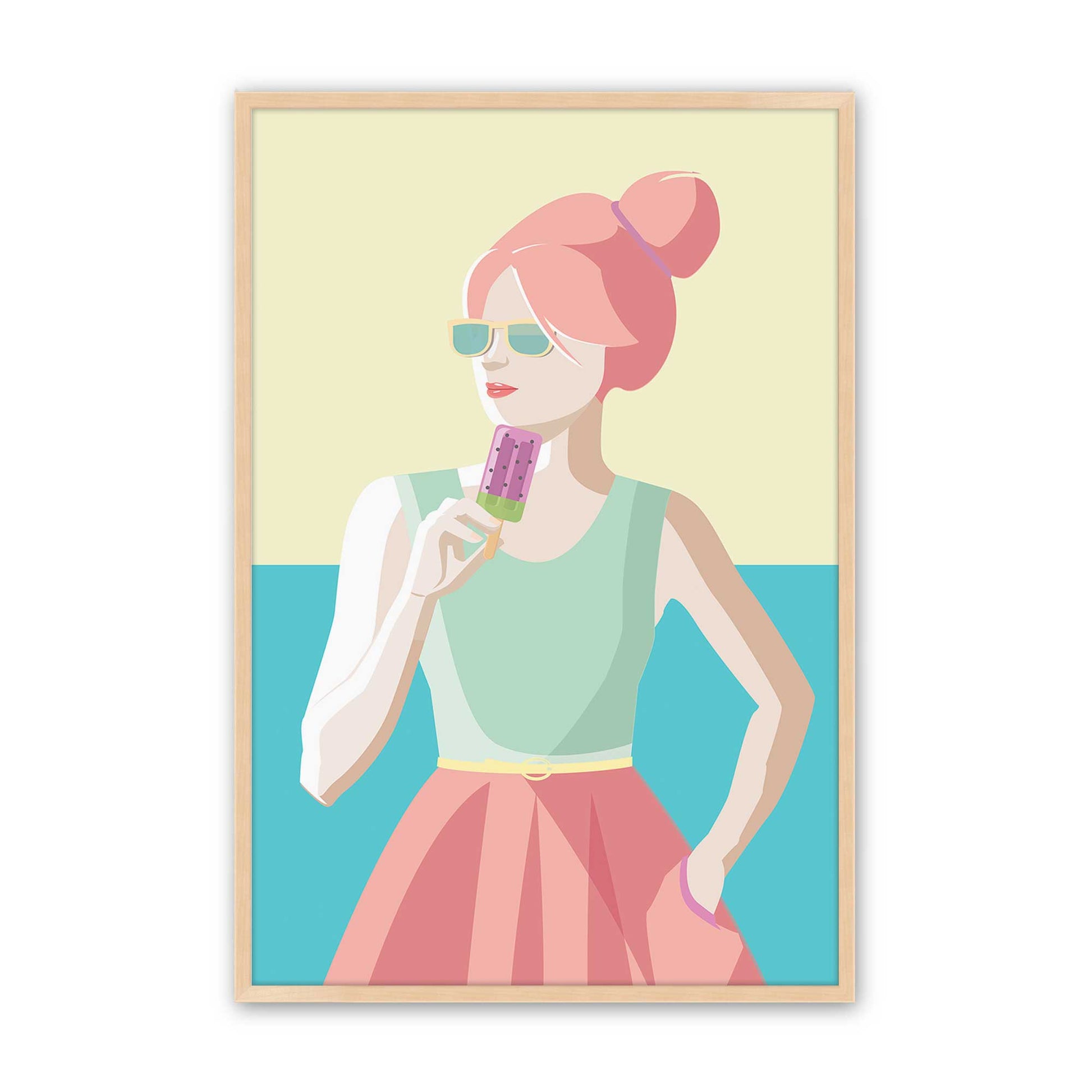 [Color:Raw Maple], Picture of art in a Raw Maple frame