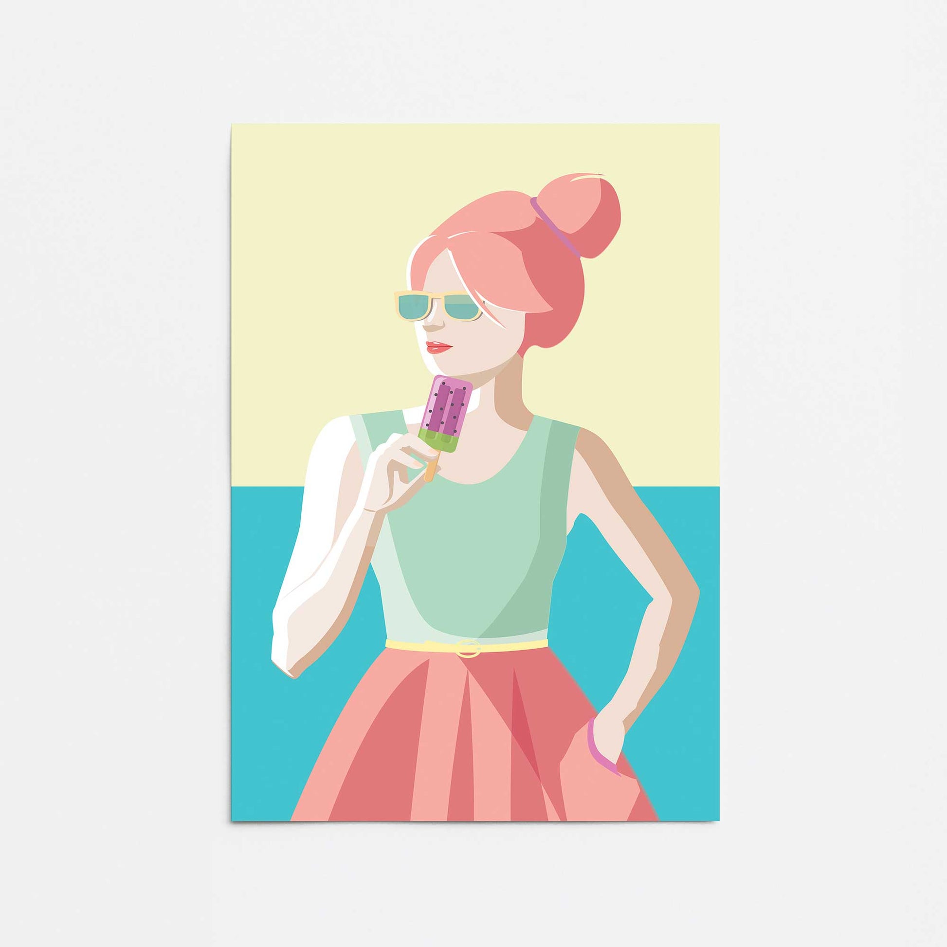 [Color:Rolled Print], Picture of close up of art