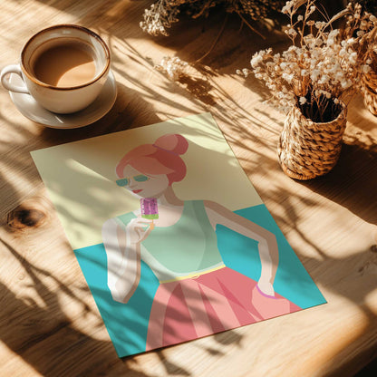 [Color:Rolled Print], Picture of close up of art
