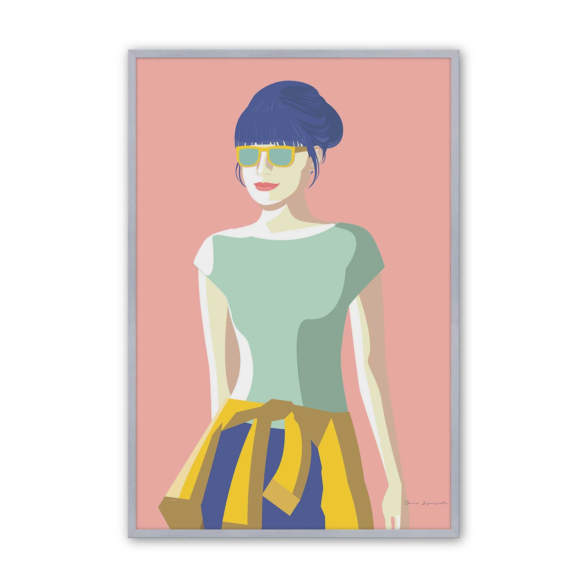 [Color:Polished Chrome], Picture of art in a Polished Chrome frame