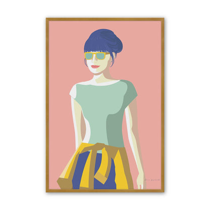 [Color:Polished Gold], Picture of art in a Polished Gold frame