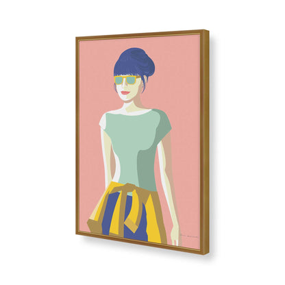 [Color:Polished Gold], Picture of art in a Polished Gold frame of the corner