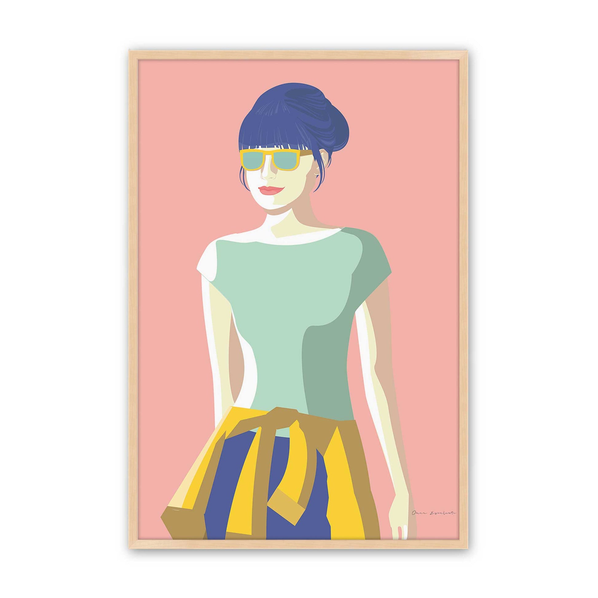[Color:Raw Maple], Picture of art in a Raw Maple frame