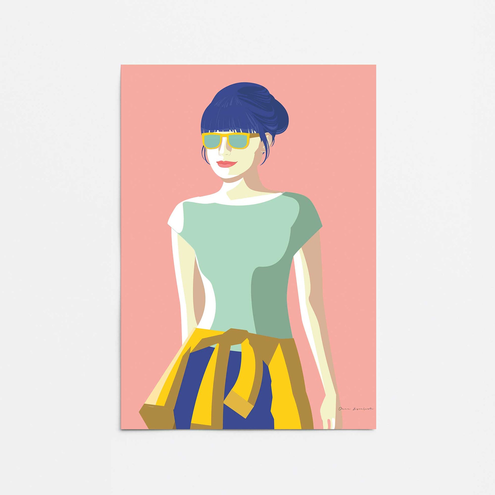 [Color:Rolled Print], Picture of close up of art