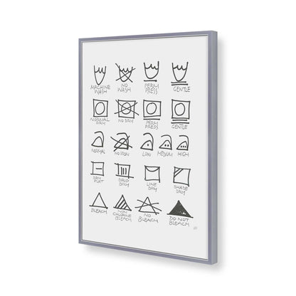 [Color:Polished Chrome], Picture of art in a Polished Chrome frame of the corner