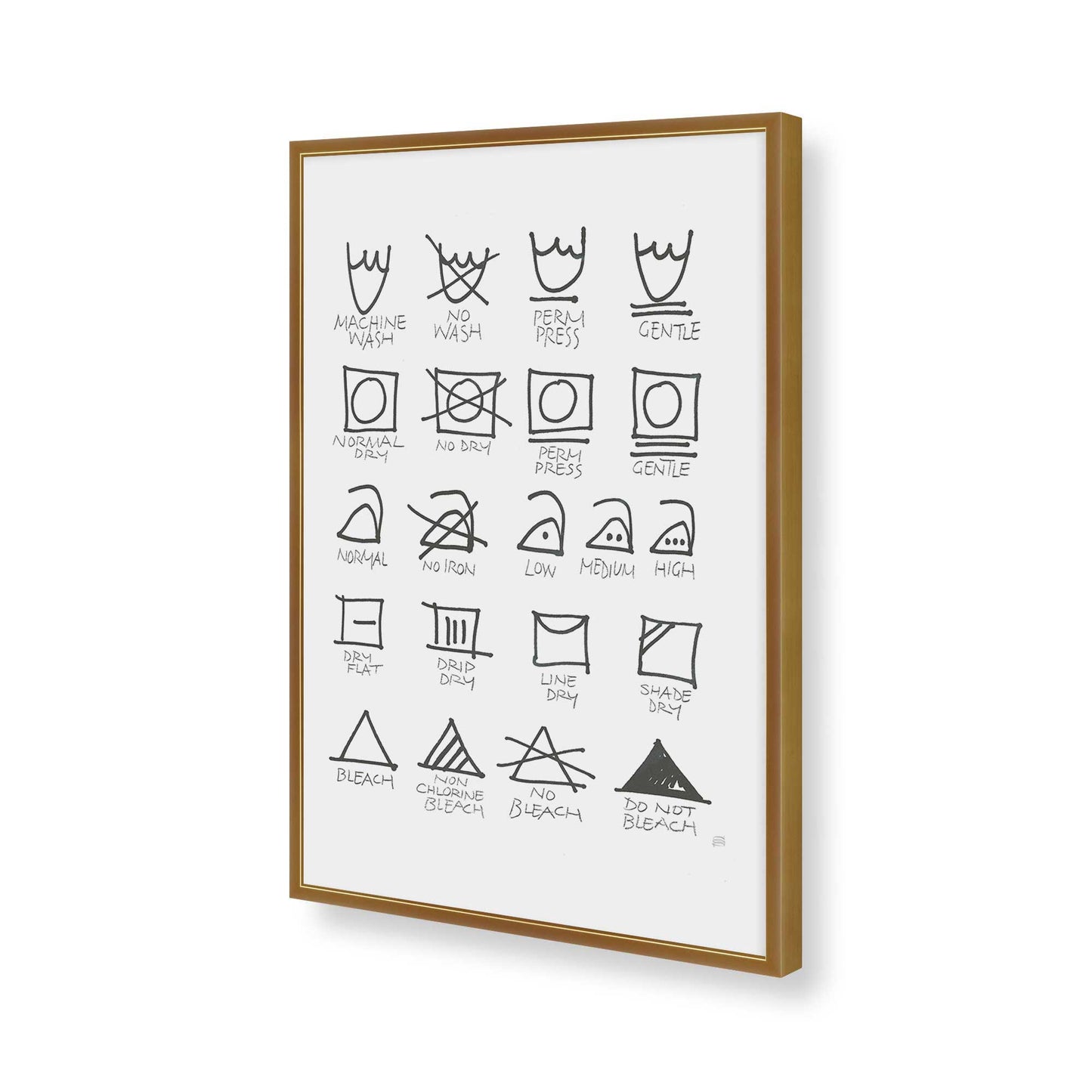 [Color:Polished Gold], Picture of art in a Polished Gold frame of the corner