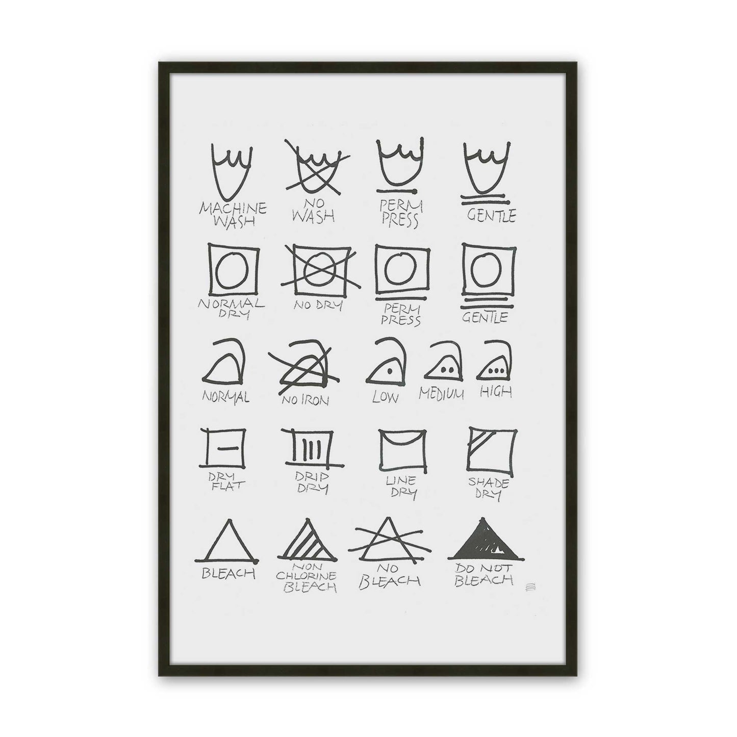 [Color:Satin Black], Picture of art in a Satin Black frame