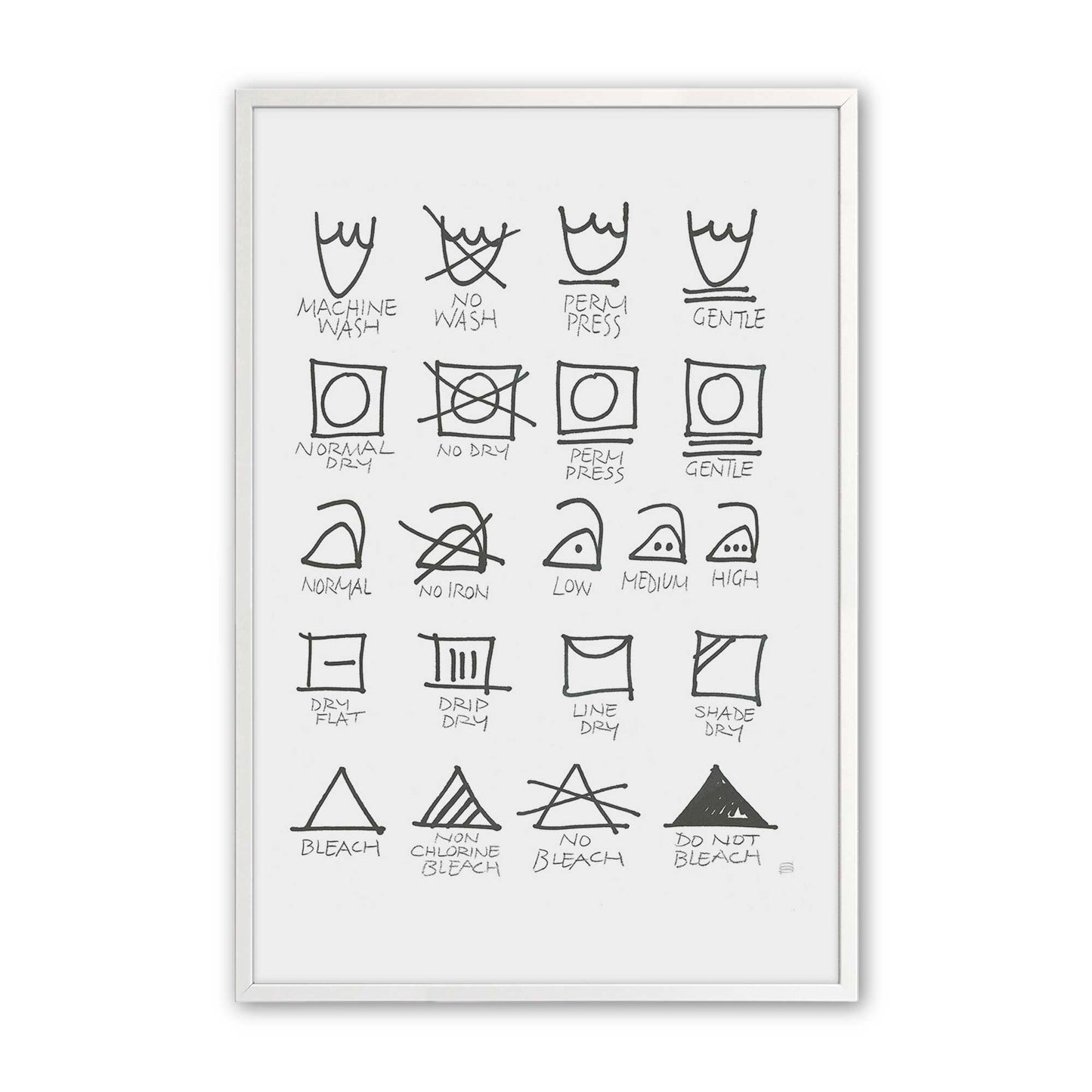 [Color:Opaque White], Picture of art in a Opaque White frame