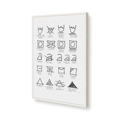 [Color:Opaque White], Picture of art in a Opaque White frame of the corner
