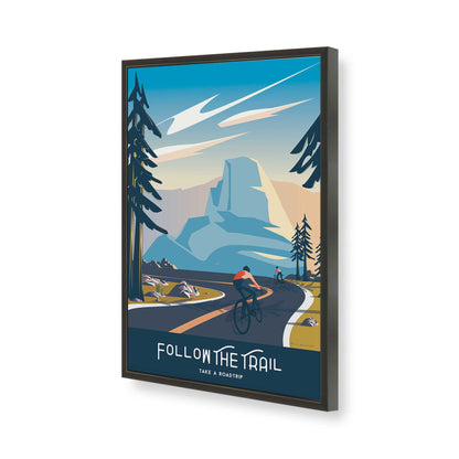 [Color:Satin Black], Picture of art in a Satin Black frame of the corner