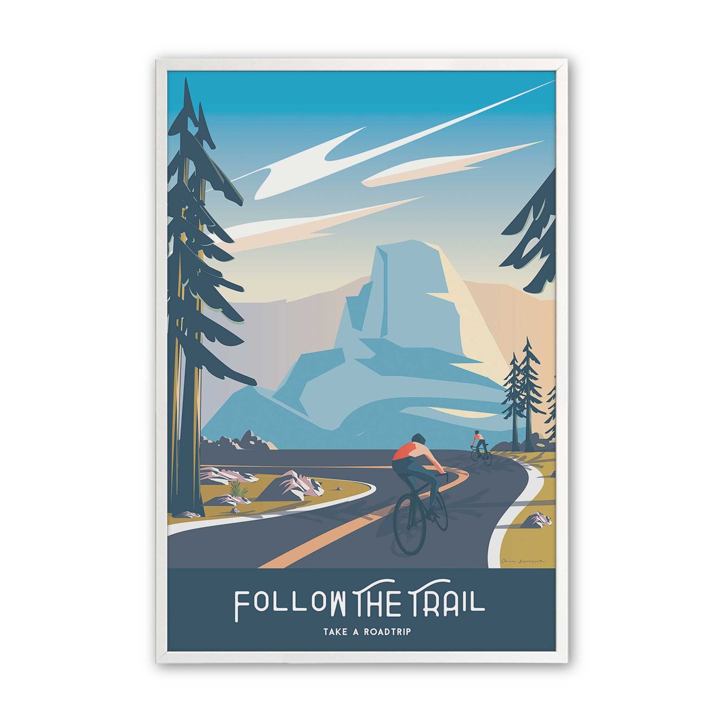 [Color:Opaque White], Picture of art in a Opaque White frame