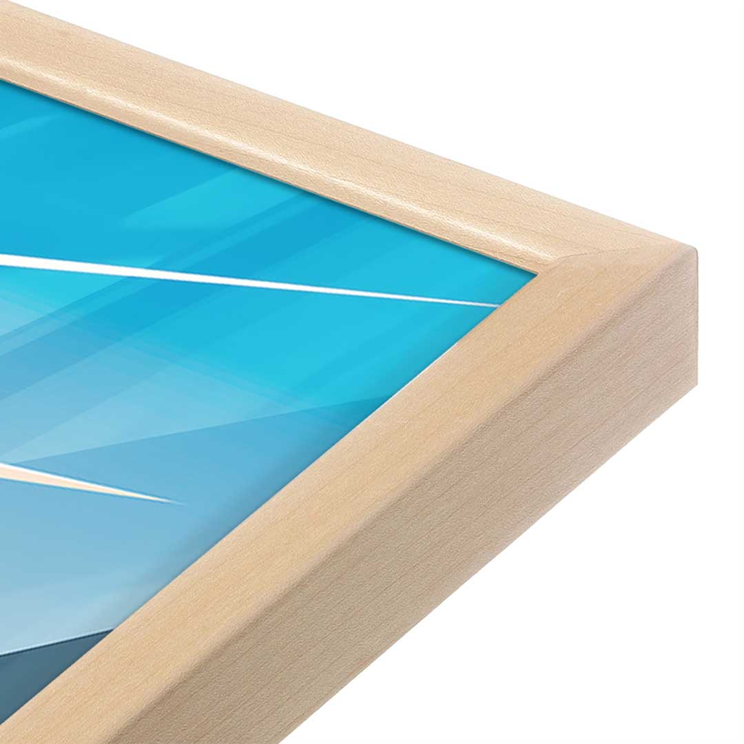[Color:Raw Maple], Picture of art in a Raw Maple frame at an angle