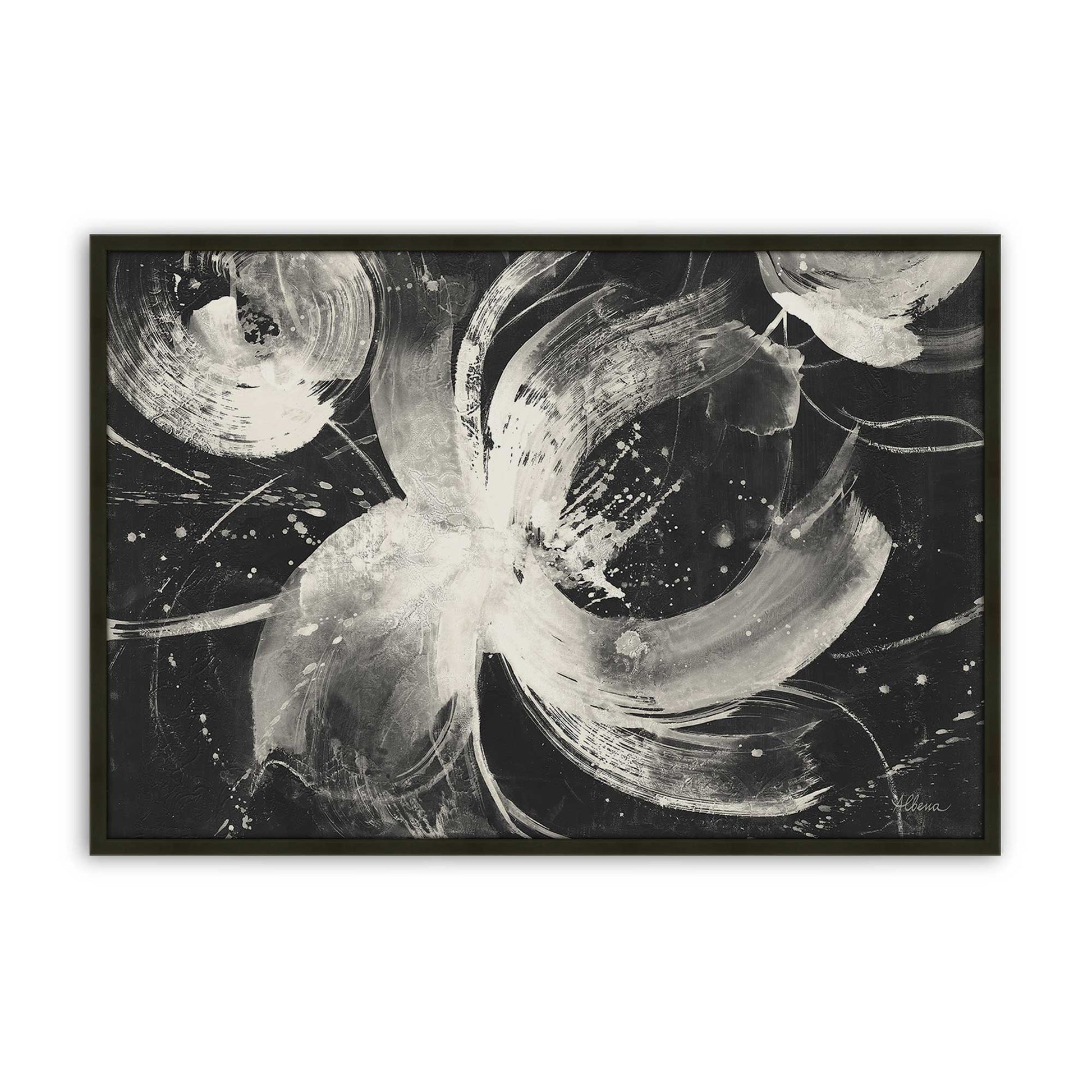 [Color:Satin Black], Picture of art in a Satin Black frame