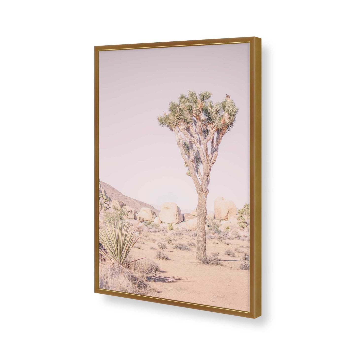 [Color:Polished Gold], Picture of art in a Polished Gold frame of the corner
