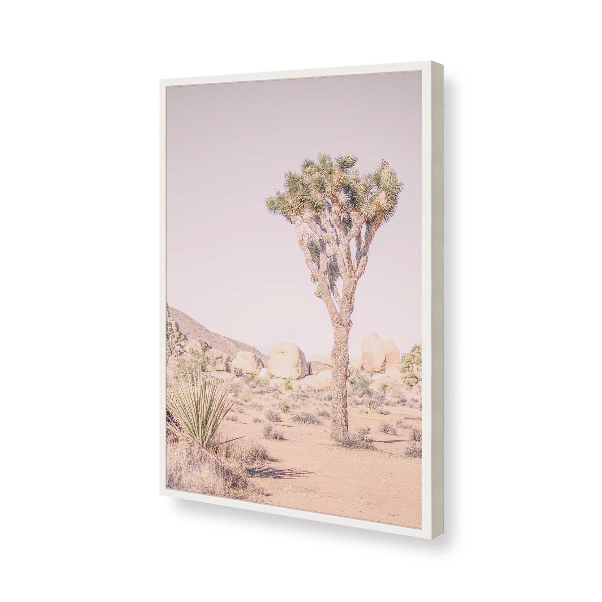 [Color:Opaque White], Picture of art in a Opaque White frame of the corner